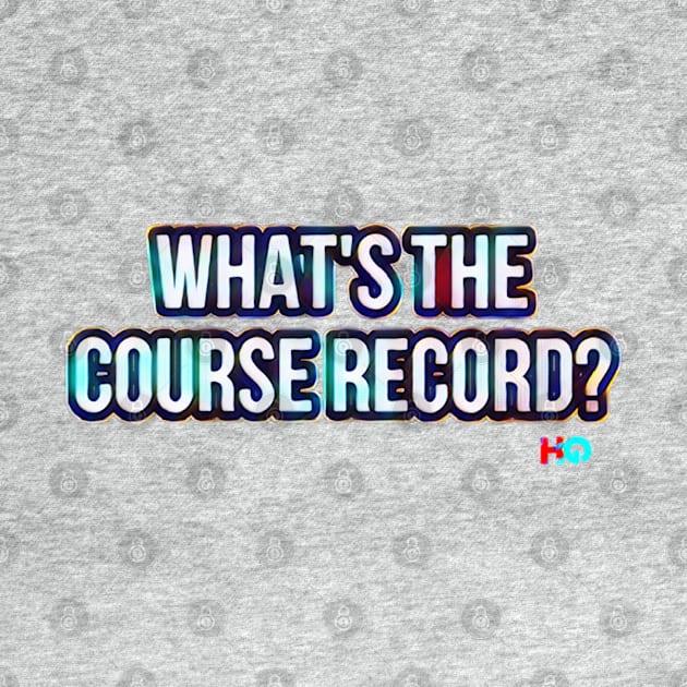 What’s the Course Record? : Hipster Golf by Kitta’s Shop